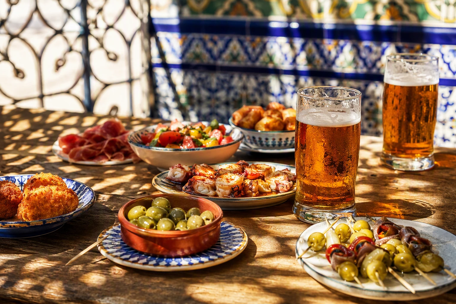 Redaktionelles Symbolbild: Cervecería, Tapas-Bar, Bodega: was die Namen bedeuten und was man dort bestellt